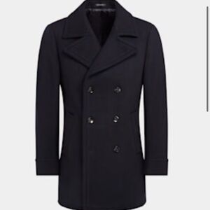 ASOS Men’s Black Peacoat